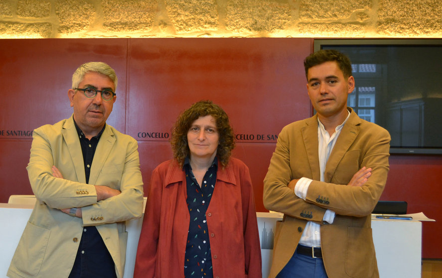 Arturo Ouro, Goretti Sanmartín e Lisardo Pardo de Vera