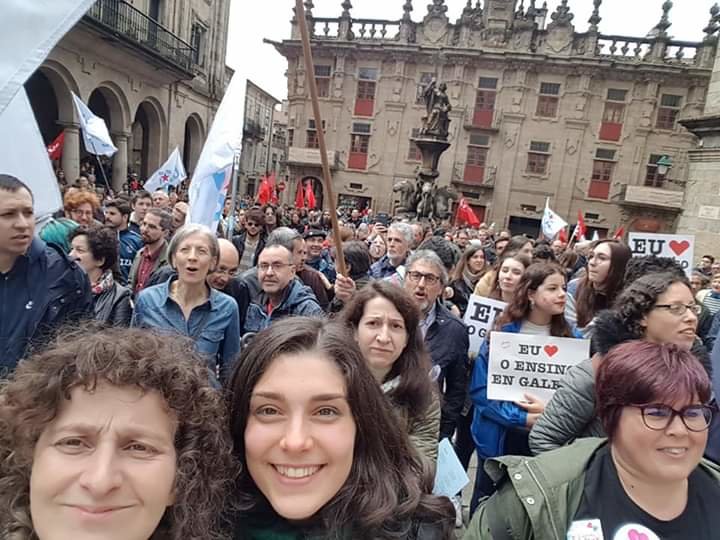 Manifestación de Queremos Galego de 2019
