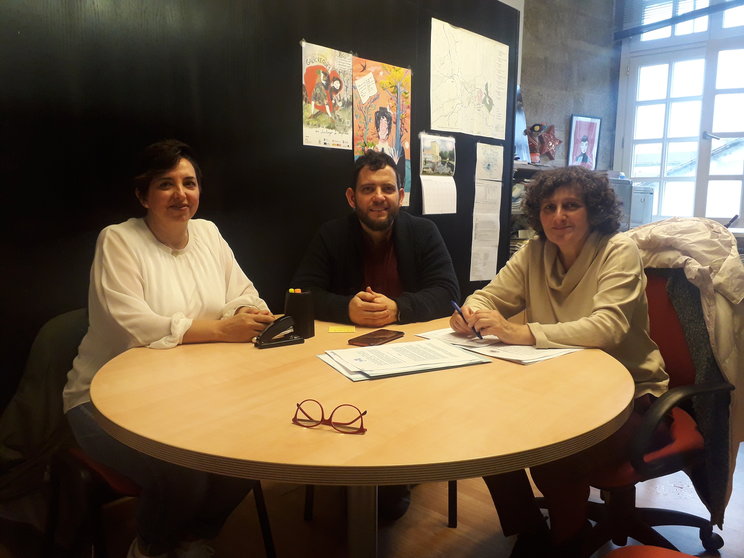 Reunión coa directiva da Asociación de Persoas Xordas de Santiago de Compostela