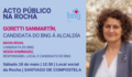 Acto sábado: mitin na Rocha