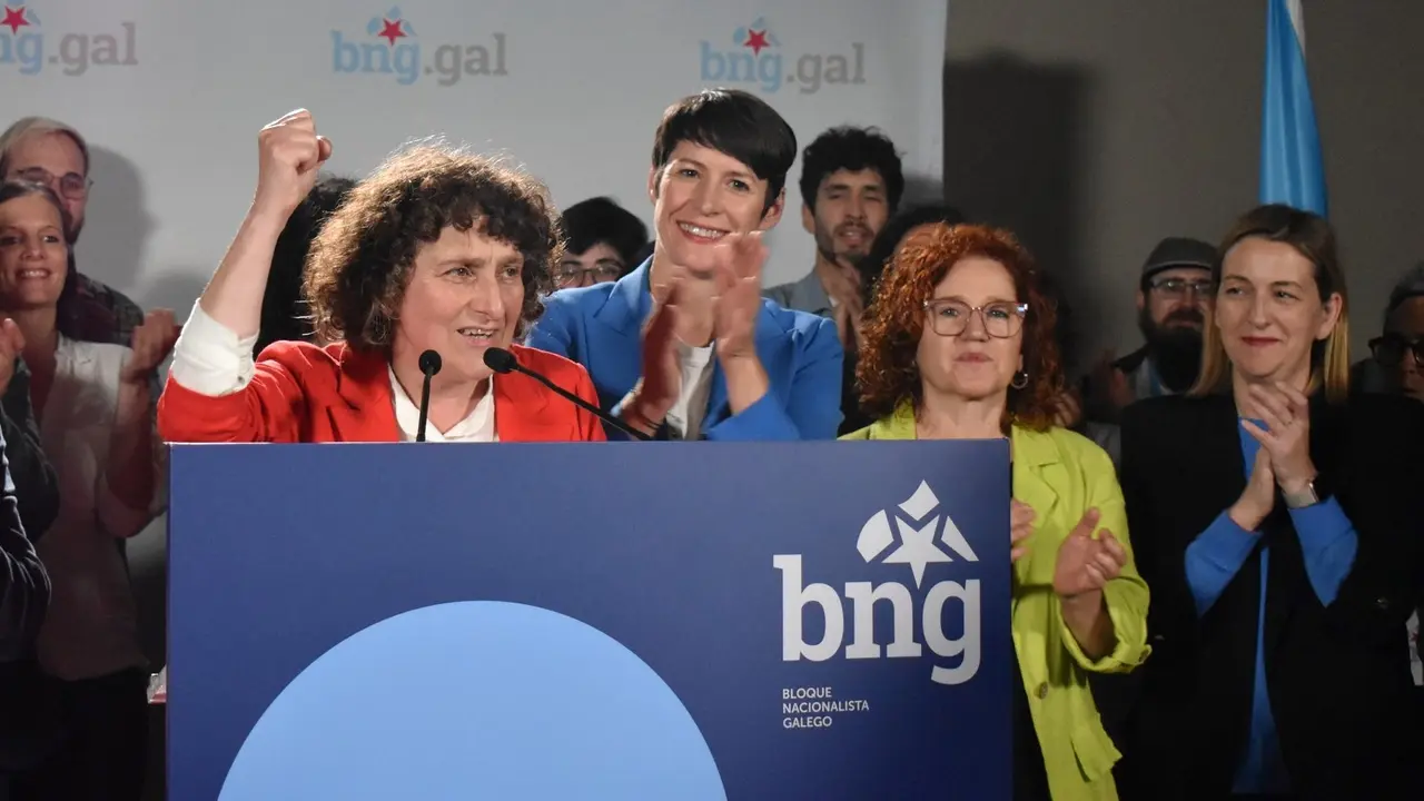 Goretti Sanmart&iacute;n na noite electoral do 28M