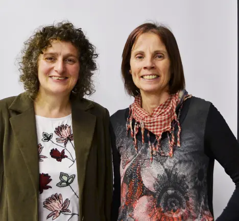 Goretti Sanmart&iacute;n e Esther Mart&iacute;nez