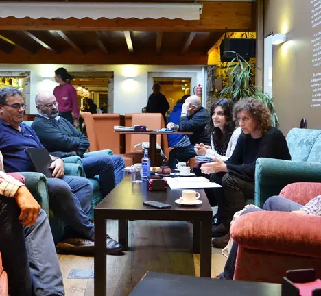 Encontro con representantes do comercio de proximidade