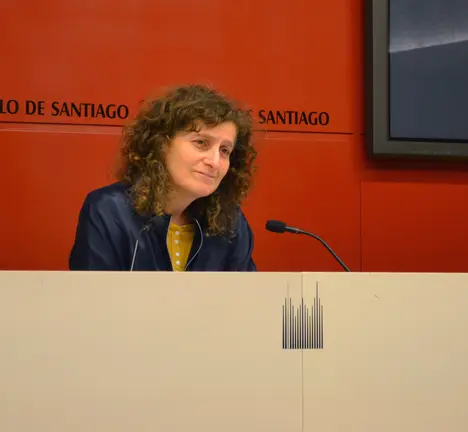 Goretti Sanmart&iacute;n, portavoz municipal do BNG