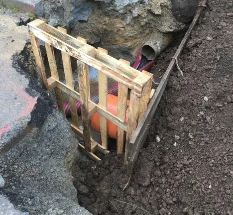 Gabia nas obras dos Concheiros