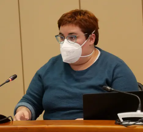 A deputada Iria Carreira