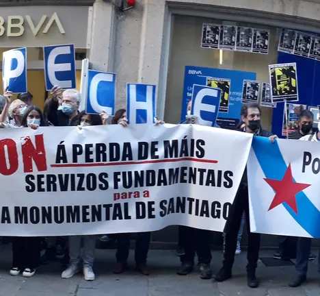 Concentraci&oacute;n ante o BBVA