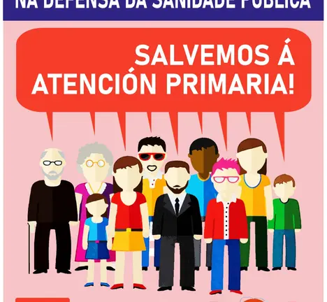 Cartaz de SOS Salvemos a Atenci&oacute;n Primaria -14N