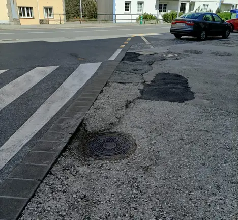Paso de pe&oacute;ns da r&uacute;a Pastoriza