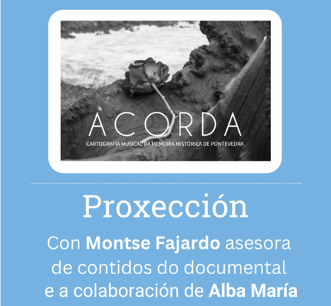 Proxecci&oacute;n do documental A Corda en Santiago de Compostela