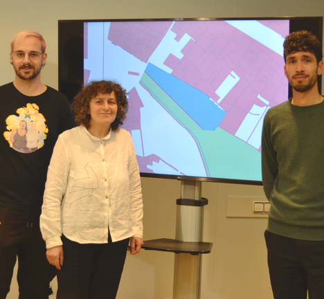 Goretti Sanmart&iacute;n, Iago Lesteg&aacute;s e Alexandre Garrido presentan o P&oacute;rtico de Belv&iacute;s