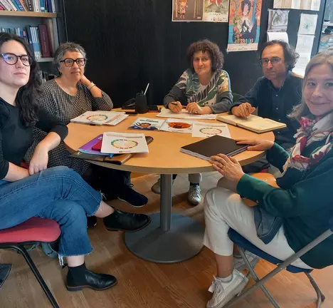 Reuni&oacute;n coa Coordenadora de ONGD