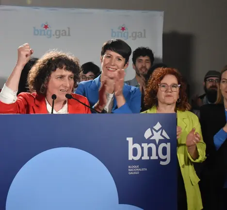 Goretti Sanmart&iacute;n na noite electoral do 28M