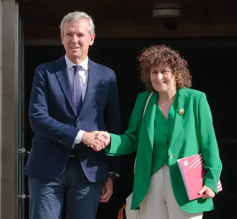 Alfonso Rueda e Goretti Sanmart&iacute;n