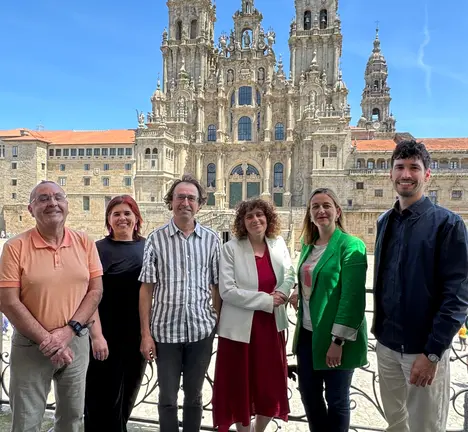 Concelleiras do BNG de Compostela xunto &aacute; alcaldesa