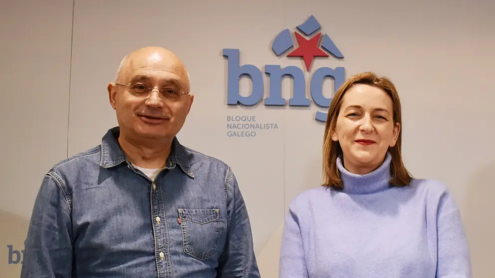 Xan Bello e M&iacute;riam Louzao